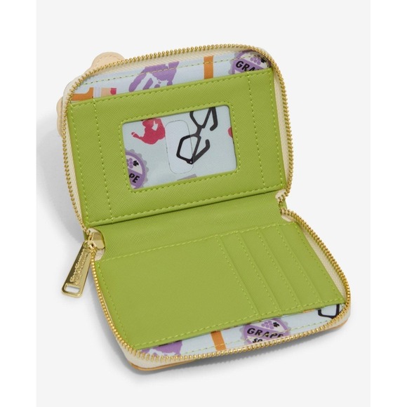 NEW! Loungefly Disney Pixar Up Carl & Ellie Mailbox Paint Zip Around WALLET - Picture 2 of 3